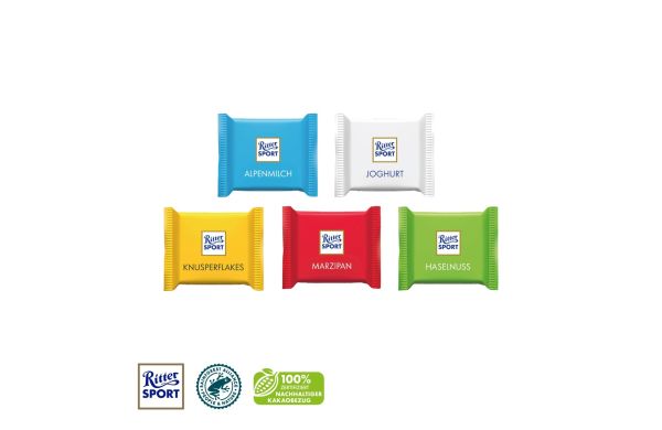 Ritter SPORT Mini im Werbebriefchen