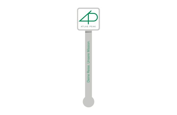 ROMINOX® Mehrweg-Büroklammer Document Pin, idealer Mailingartikel für Dokumente, bis zu 20 Seiten Klemmkraft