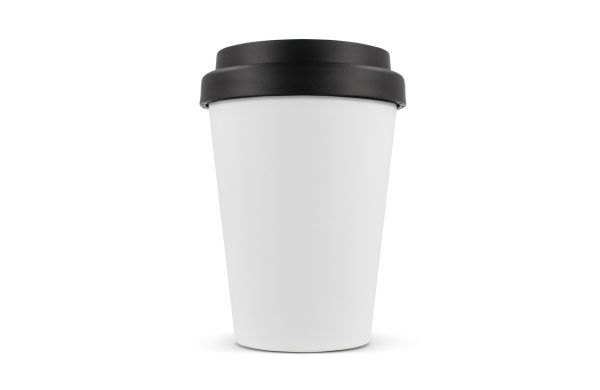 RPP Kaffeetasse Weißer Körper 250ml, weiss - schwarz