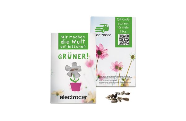 Samen-Karte-Mini Blume