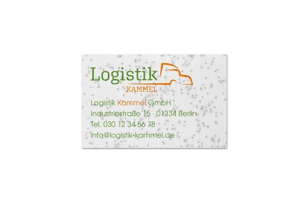 Samenpapier Visitenkarte