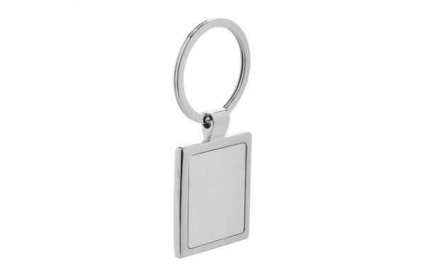 Schlüsselanhänger Rectangle, weiss
