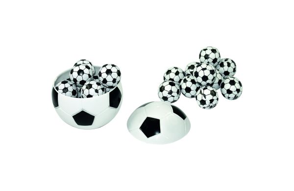 Schokofußball, weiss