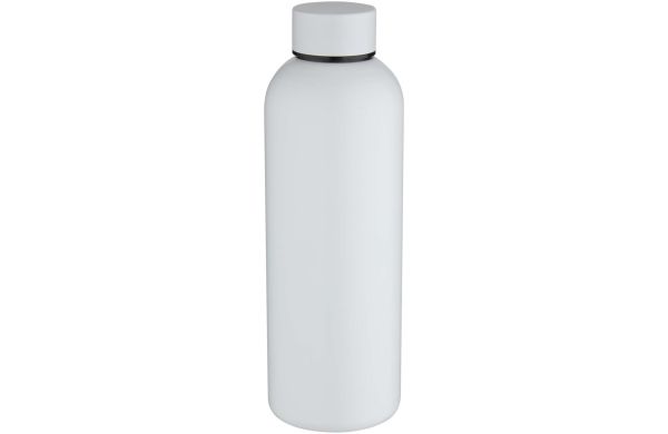 Spring 750 ml RCS-zertifizierte einwandige Trinkflasche aus recyceltem Edelstahl, weiss