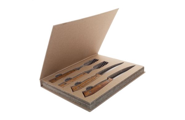 Steak-Besteckset Tomahawk, natur