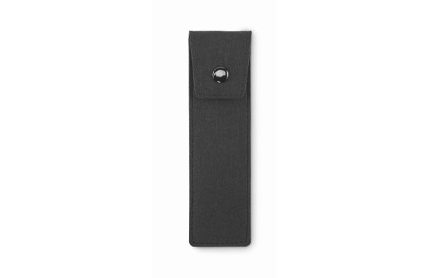 CENCIL Stifte-Etui RPET-Filz, schwarz
