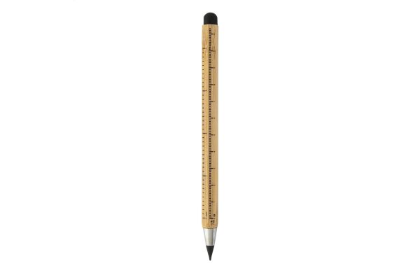 Tintenloser Stift mit Lineal Boloid, weiss