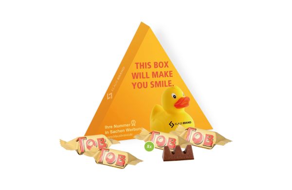 TOBLERONE Minis in Präsentbox Dreieck Klimaneutral FSC