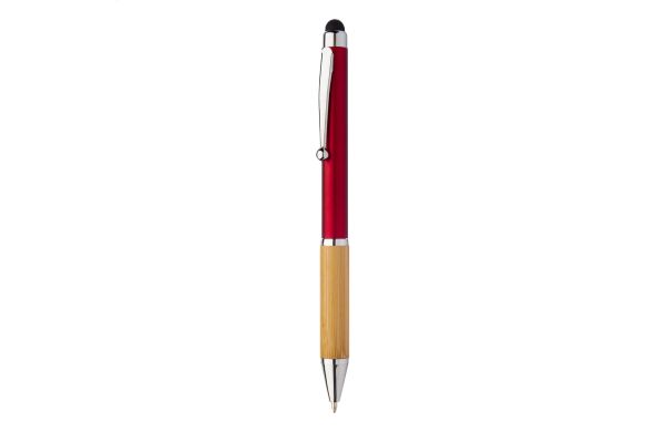 Touchpen mit Kugelschreiber Bollys, rot