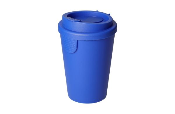 Trinkbecher "Turin" mit Deckel, blau