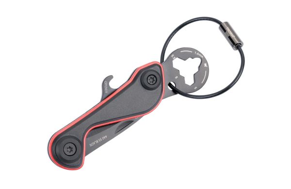 TROIKA-Mini-Werkzeug-PARCEL-CUT-&-CART-rot-schwarz