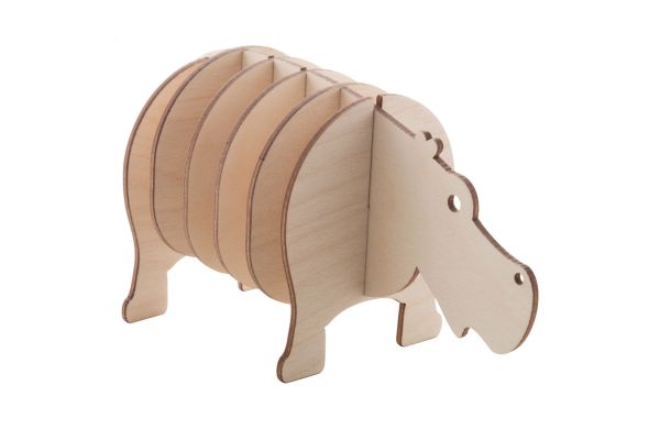 Untersetzer-Set Noah, Flusspferd, natur