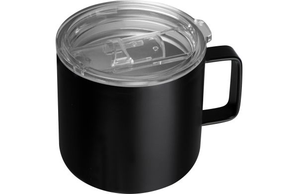 Vakuum Edelstahltasse - schwarz