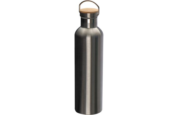 Vakuum Isolierflasche aus Edelstahl, 1000ml - silbergrau