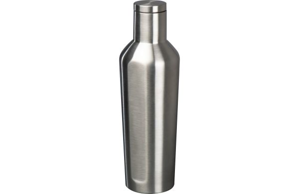 Vakuum Isolierflasche aus Edelstahl, 500ml - silbergrau