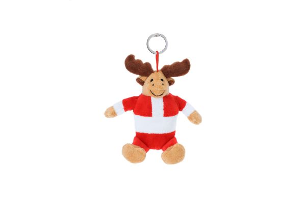 Velin Weihnachts-Plüsch-Schlüsselanhänger, mehrfarbig, Rentier