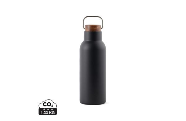 VINGA Ciro RCS recycelte Vakuumflasche 580ml, schwarz