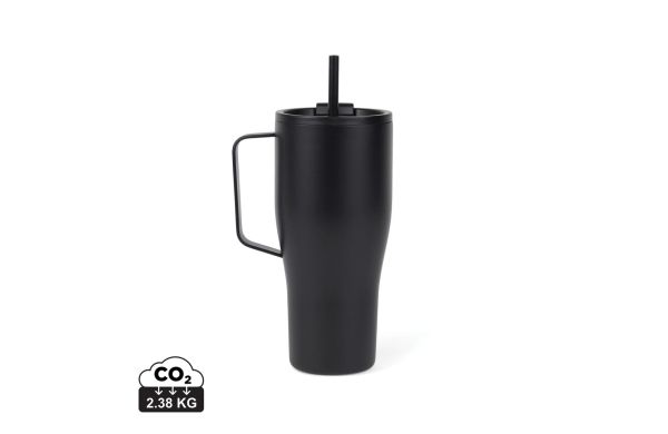 VINGA Eos Voyager 800ml Flasche aus RCS rec. Stainless-Steel, schwarz
