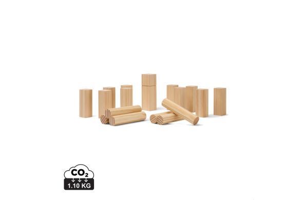 VINGA Kubb Mini Spiel, braun