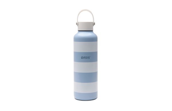VINGA Lagoa Flasche aus RCS Stainless-Steel, 600ml, hellblau