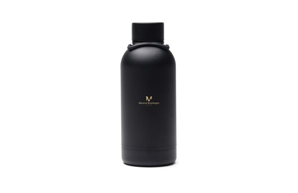VINGA Parks Flasche aus RCS rec. Stainless-Steel, 400ml, schwarz