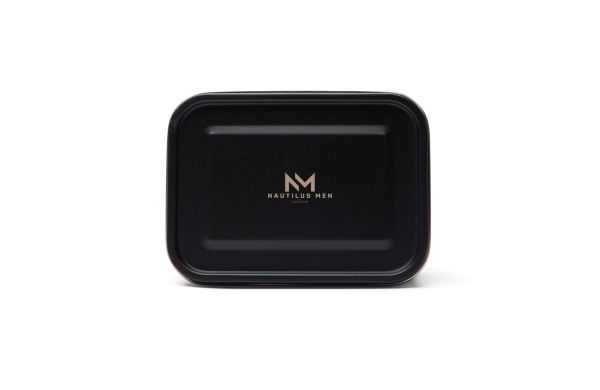 VINGA Parks Lunch-Box aus RCS Stainless-Steel, schwarz
