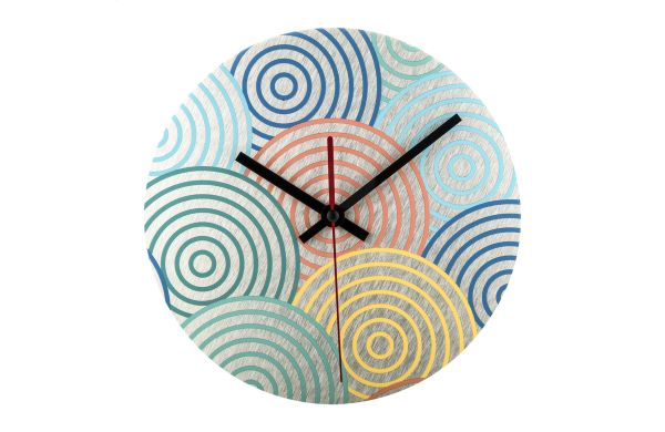 Wanduhr BeTime Alu D, Weiss