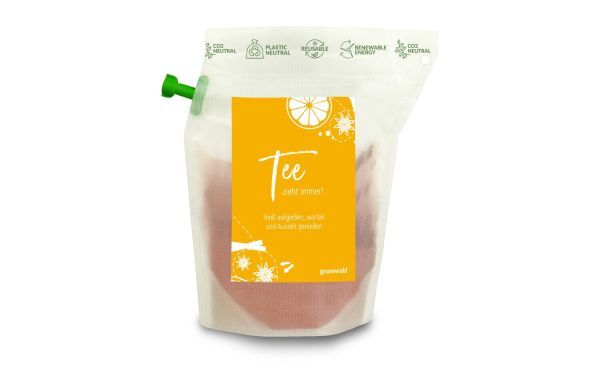 Werbe-Tee Tasty Berry, wiederverwendbarer Brühbeutel