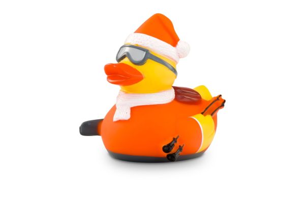 Werbeente Timo Tiefschnee Orange