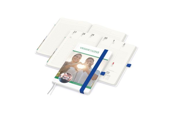 Wochenkalender vorne und Notizen hinten Match-Hybrid Recycling-Inhaltspapier A5 - Recycling-Naturpapier