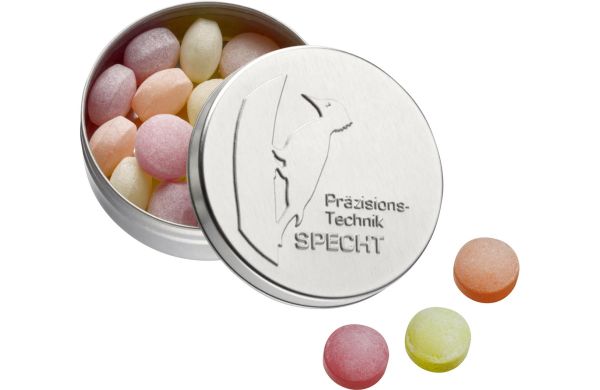 XS-Prägedose mit XS-Bären Company-Fruchtbonbons, 16g