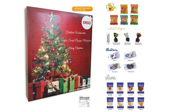 XXL Adventskalender_ HARIBO Weihnachtsmix_ 240 g