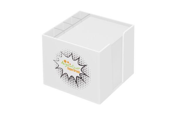 Zettelbox Epsilon mit Köcher_ glasklar