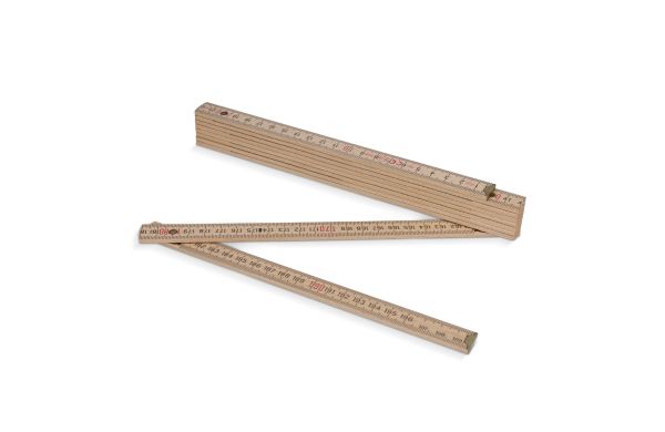 Zollstock 2m Premium natur, holz