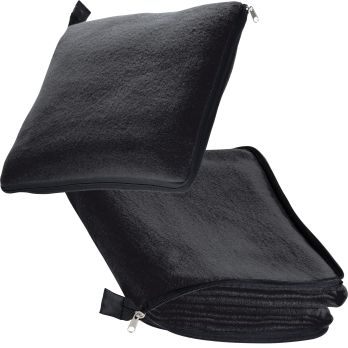 2in1 XL-Polyesterfleece-Decke/Kissen Radcliff