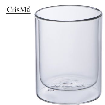 CrisMa Doppelwandige Glastasse 330ml
