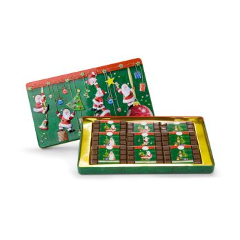 Geschenkartikel: Schokoladendose Merry Christmas