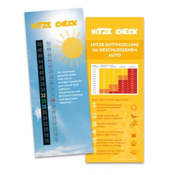 HitzeCheck-Karte Auto