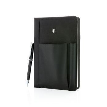 Notizbuch und Stift