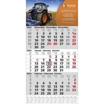 Wandkalender Top 12
