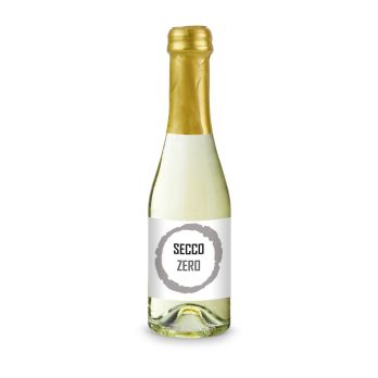 Secco ZERO - Schäumendes Getränk aus alkoholfreiem Wein - Flasche klar - 0,2 l