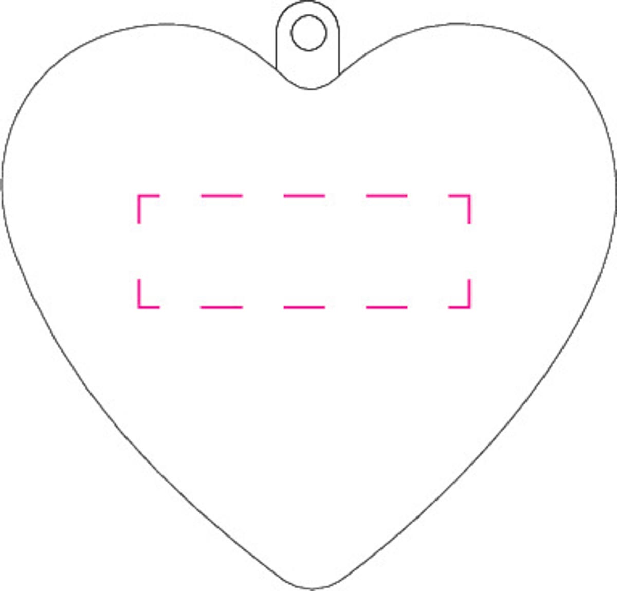 mittig (3,5x1,2 cm)