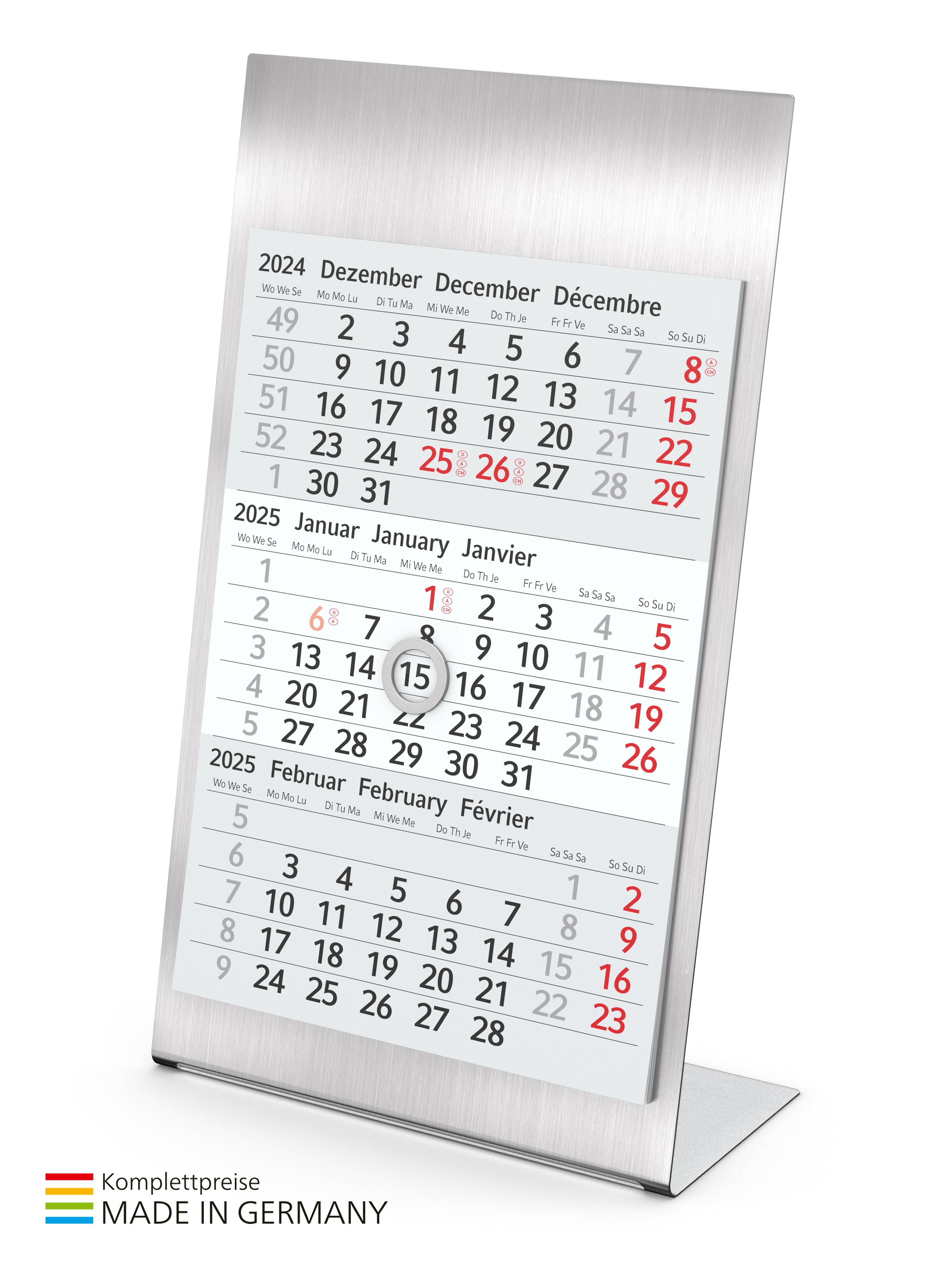 am Kopf (9,5 x 2,5 cm)