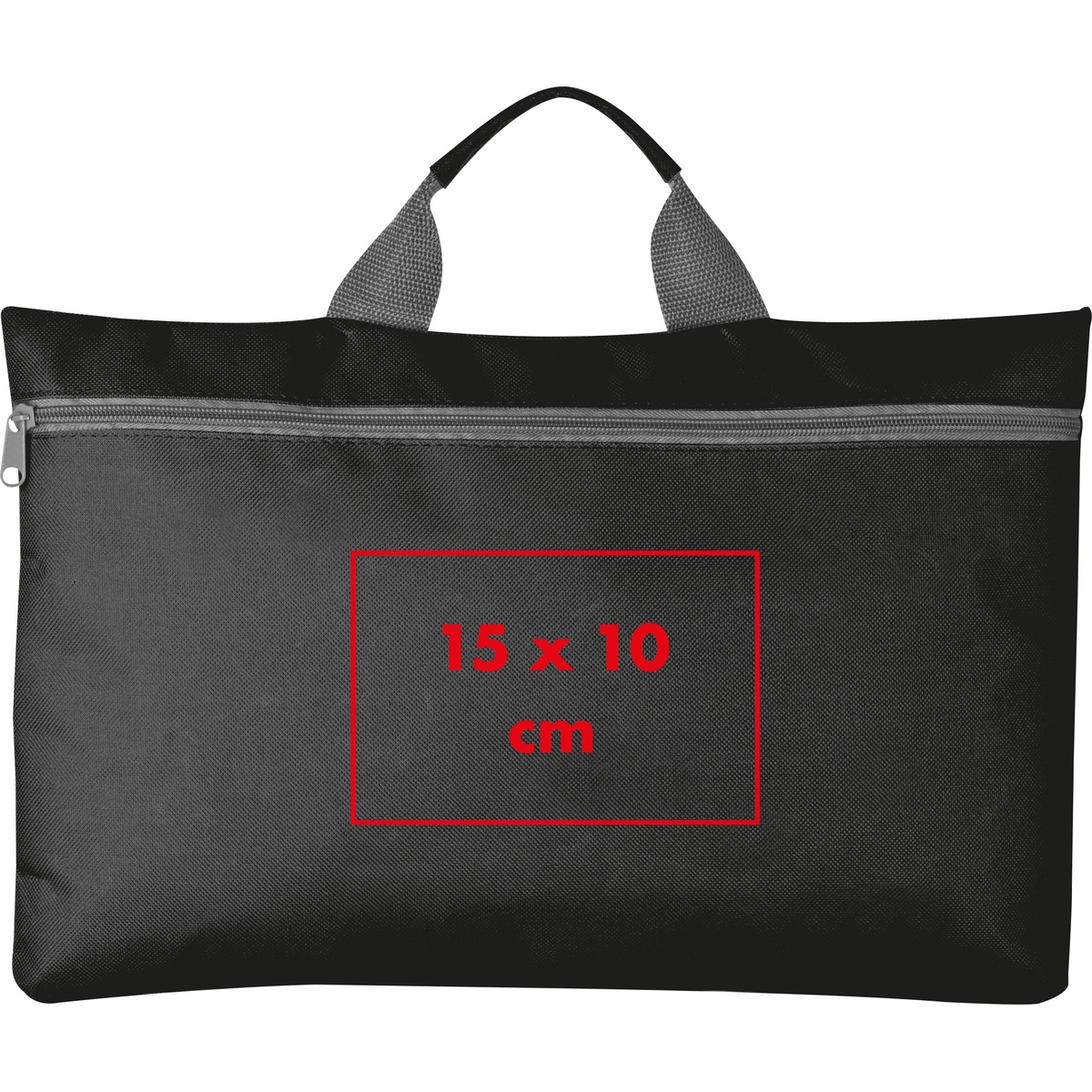 Auf der Vorderseite (15 x 10 cm)