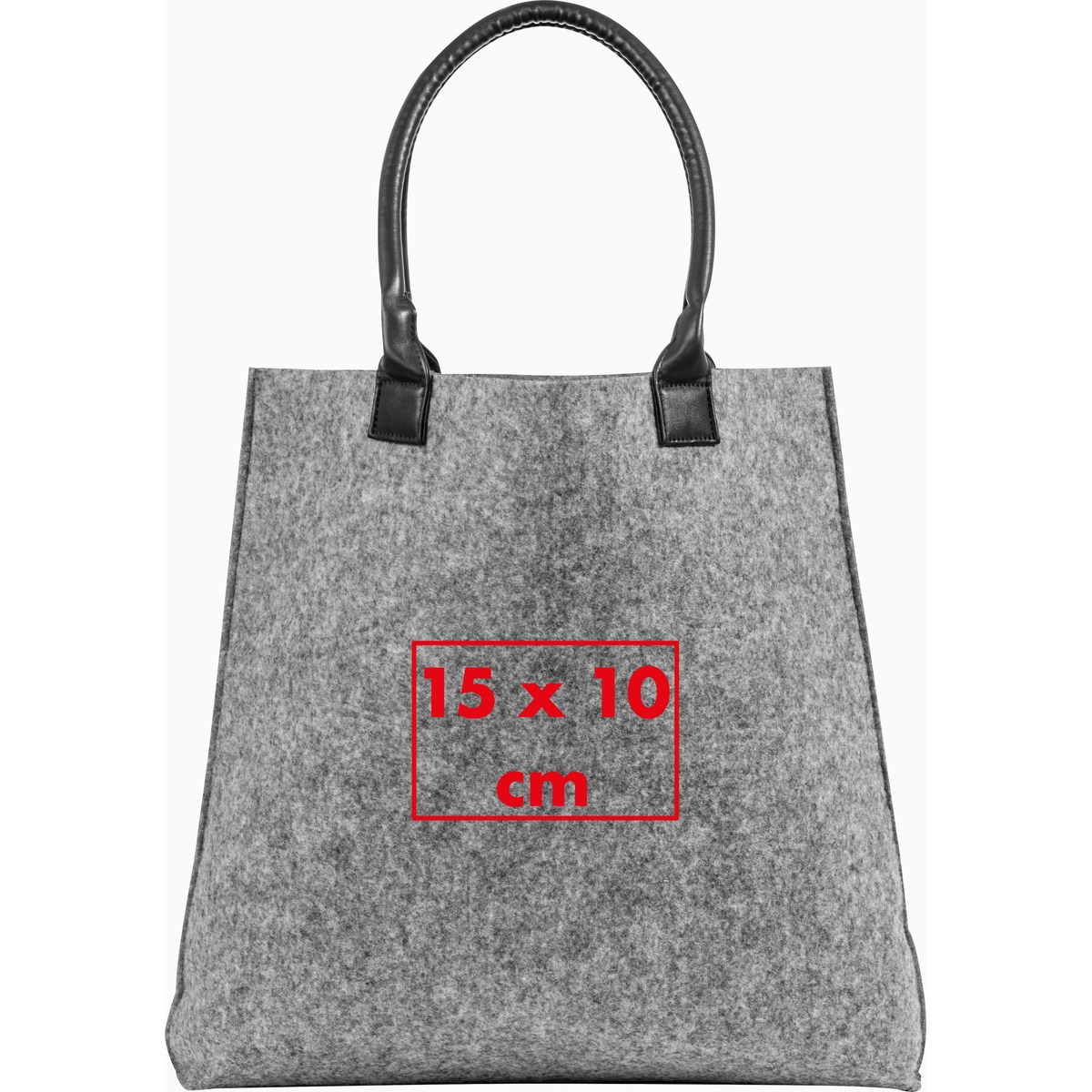 Auf die Tasche/Beutel (15 x 10 cm)