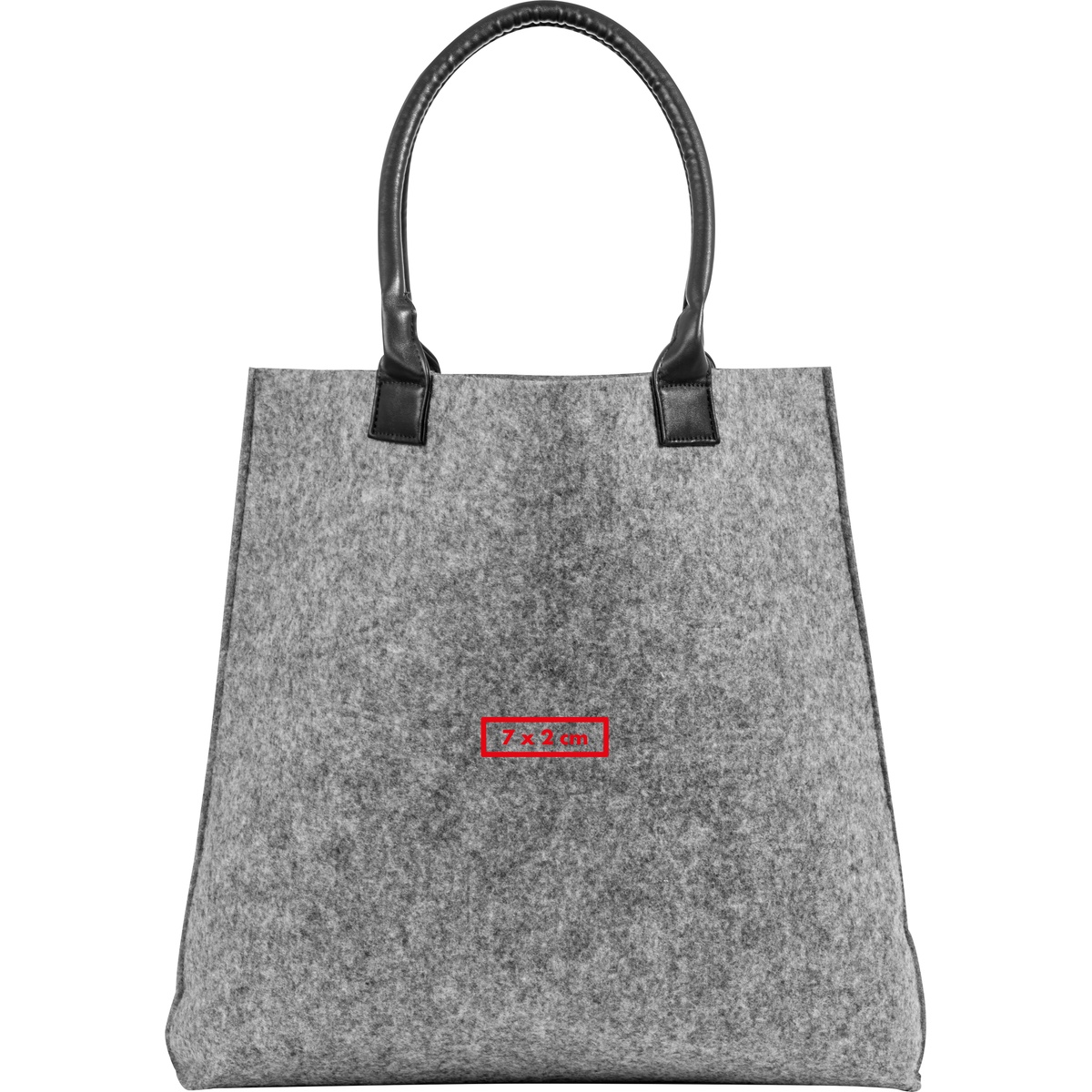 Auf die Tasche/Beutel (7 x 2 cm)