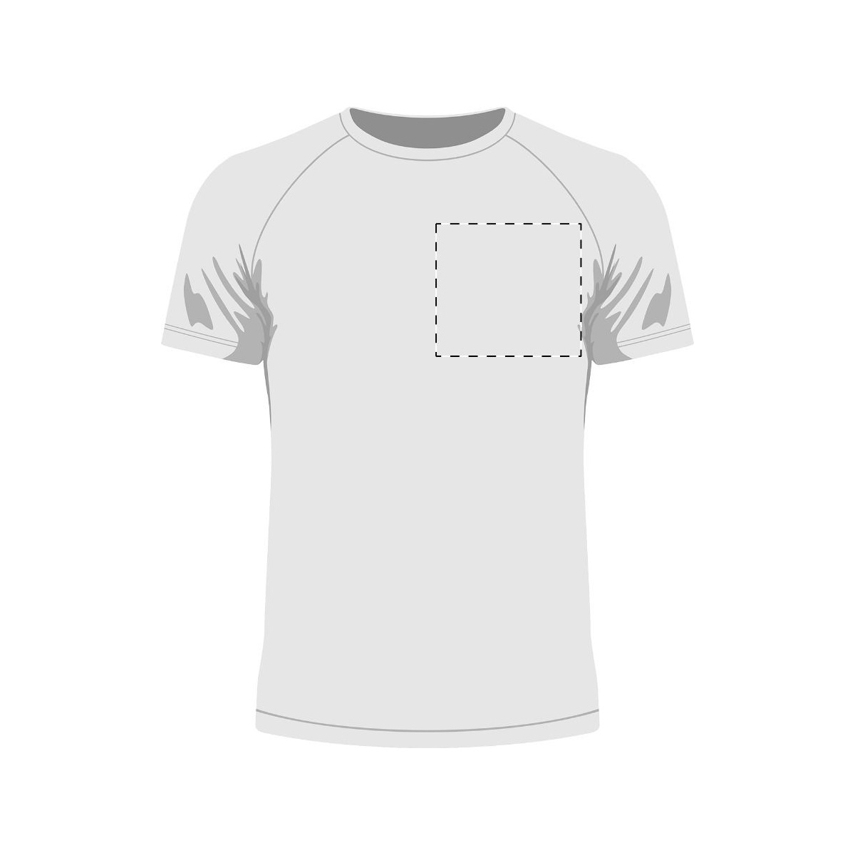 Linke Brust (150 x 80 mm)