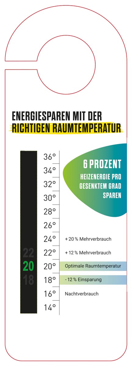 Beidseitig (21 x 7,2 cm)