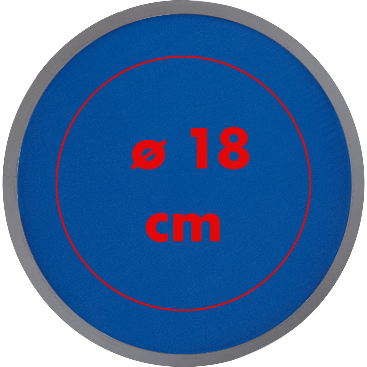 Auf der Vorderseite (ø 18 cm)