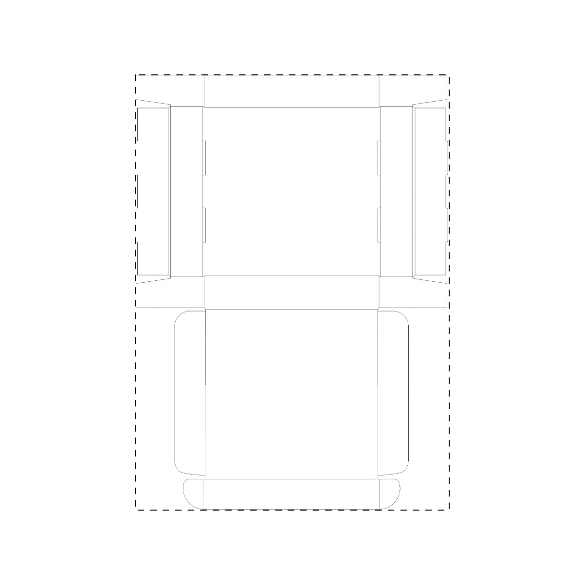 Komplette Oberfläche (576 x 800 mm)